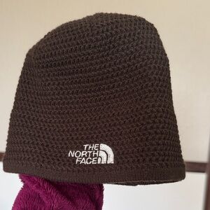 The North Face Dark BrownAdult Knit Hat